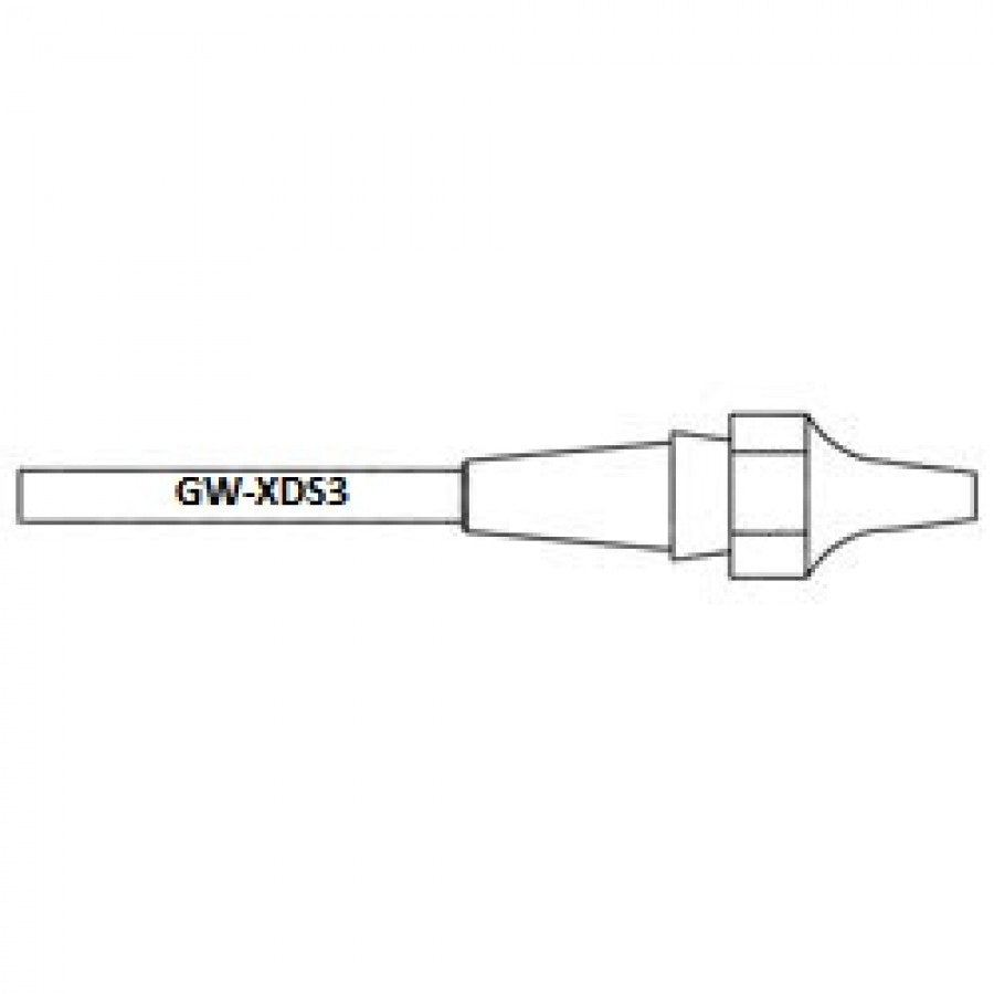 XDS3 - Nozzle - Inner Ø 1,0 mm Outer Ø 2,3 mm Nozzle Length 10,5 mm XDS3 - Nozzle - Inner Ø 1,0 mm Outer Ø 2,3 mm Nozzle Length 10,5 mm
